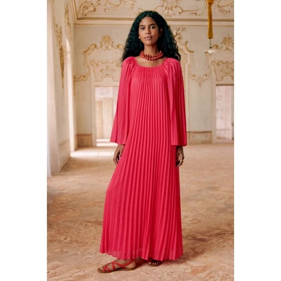 long sleeve formal maxi dresses Women's Meant for This Ivory Openwork Lace Long Sleeve Maxi Dress | Size: L